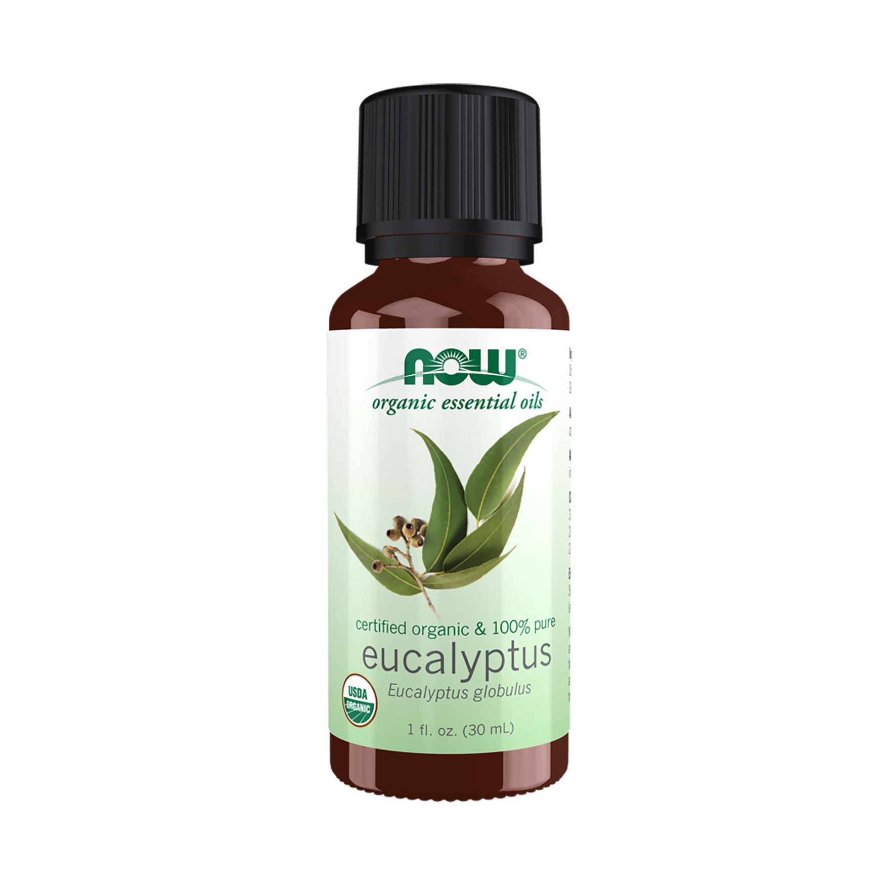 Уцінка! Ефірна олія Now Foods Organic Essential Oils 100% Pure &amp; Certified Organic Eucalyptus Евкаліпта, 30 мл